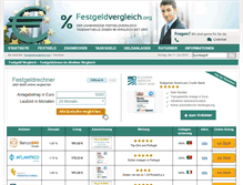 Tablet Screenshot of festgeldvergleich.org